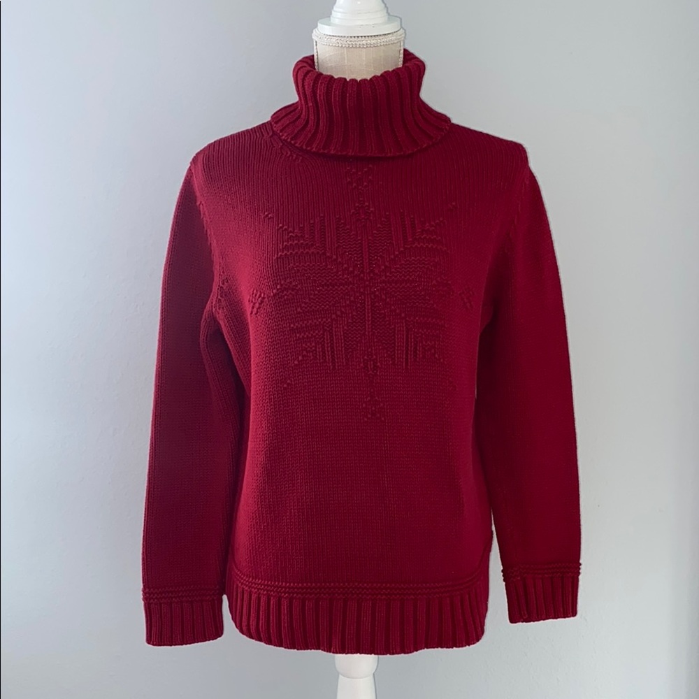 RALPH LAUREN Turtleneck Sweater Classic Knit